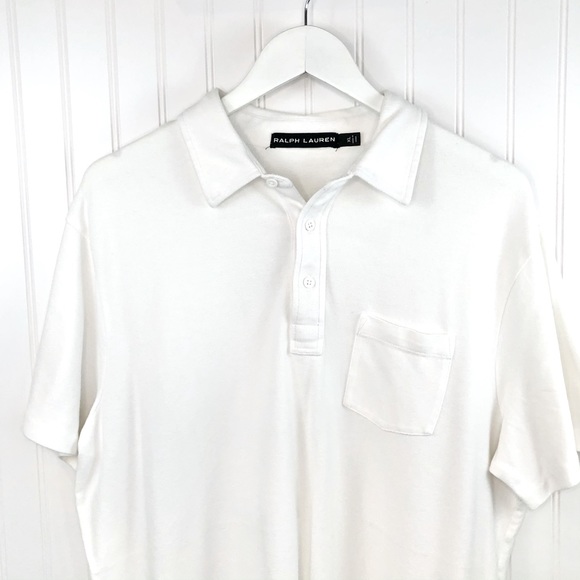 Ralph Lauren Other - Ralph Lauren Men’s White Pique Polo Shirt XL